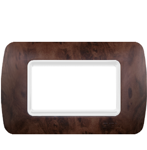 Dark Red Wood Switch Cover