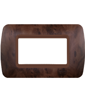 Dark Red Wood Switch Cover